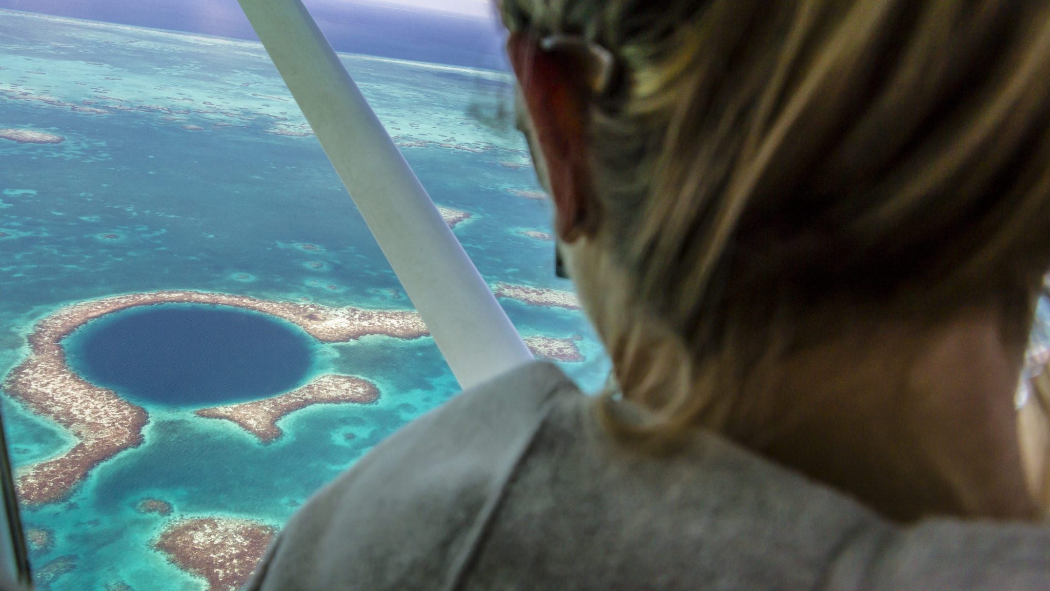 Maya flight blue hole tour