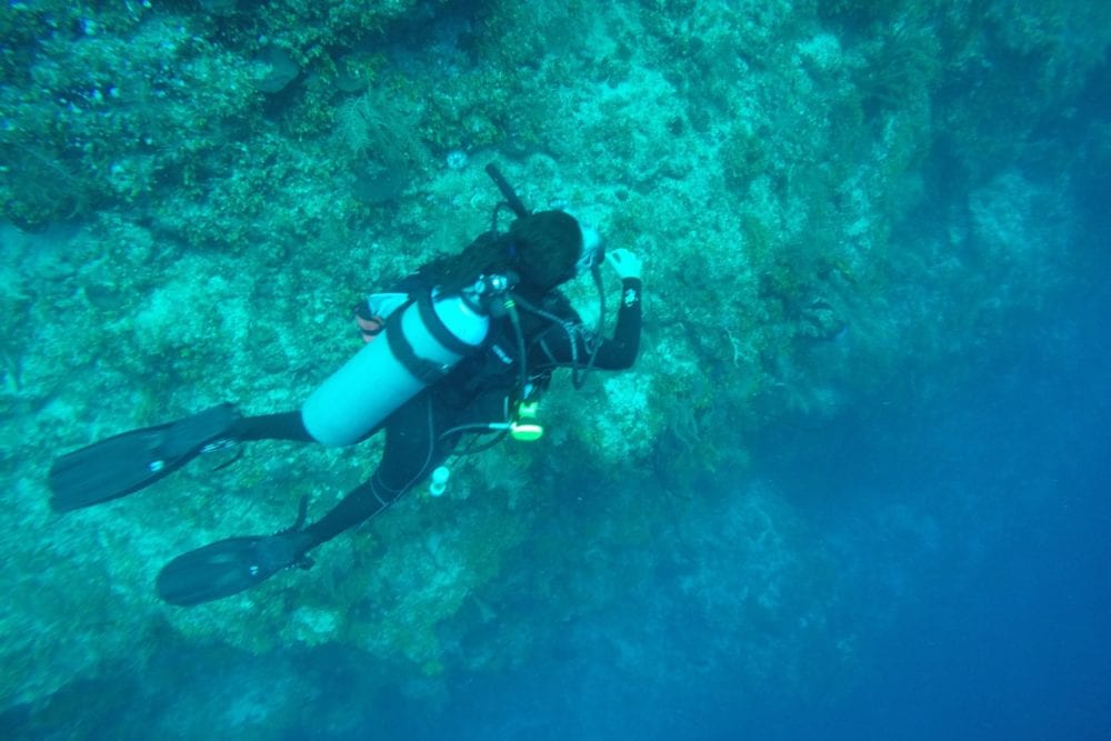 The world's biggest blue hole's bottom was found, and the first secret was made known