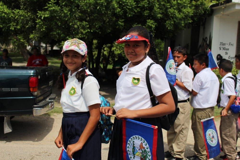 School Children March in Celebration