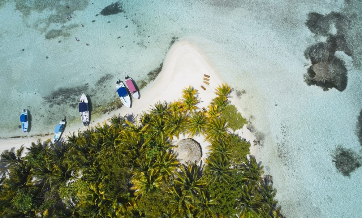 Moho Caye Belize island