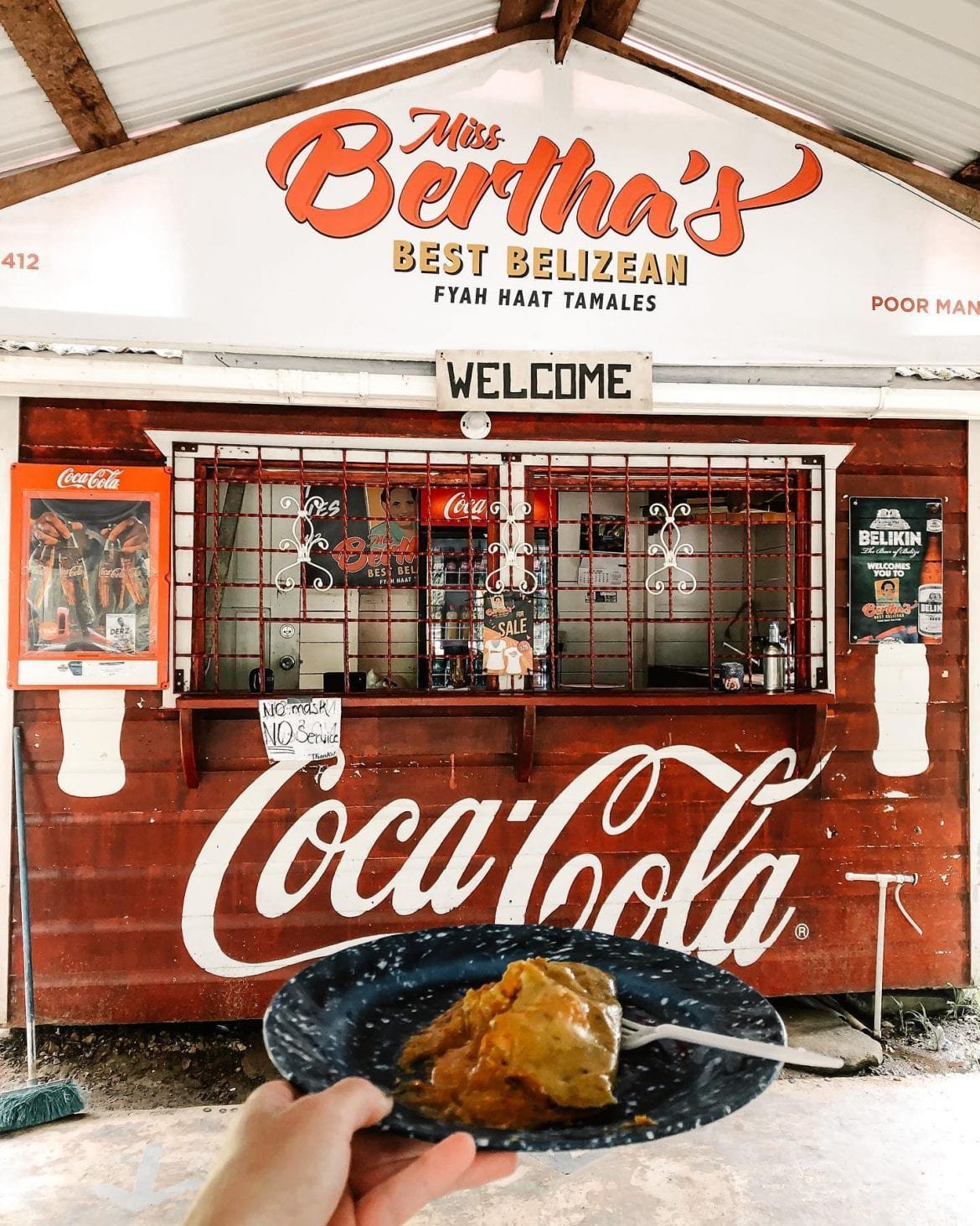 Bertha's Tamales Roeming Belize