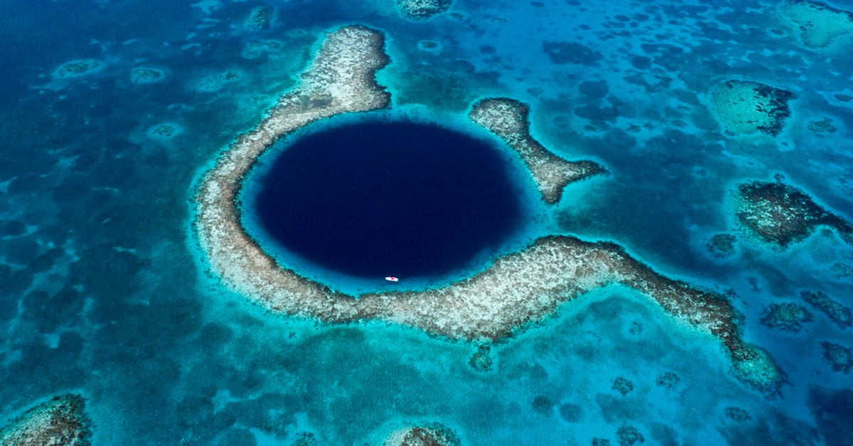 zalijevajte cvijet izlaz Komemorativni blue hole in great barrier reef ...