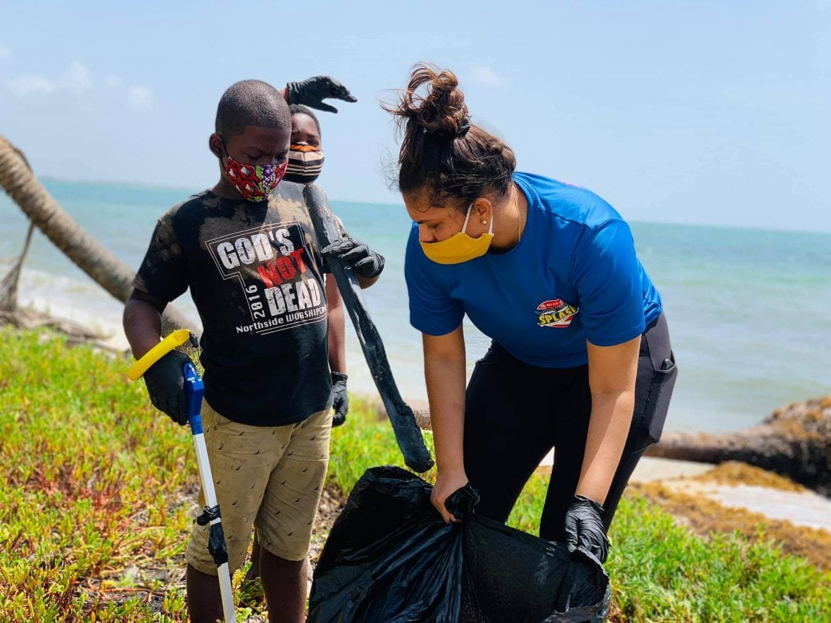 trash clean up splash dive idc