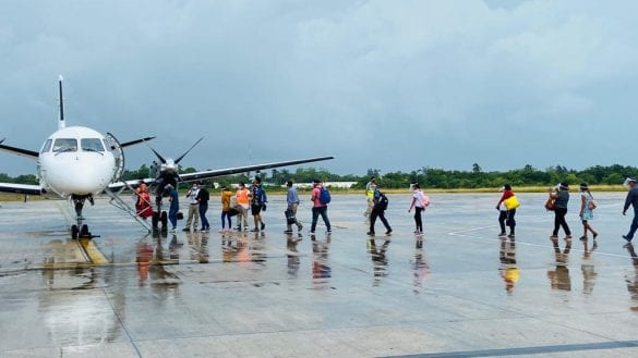 Departure of Hondurans