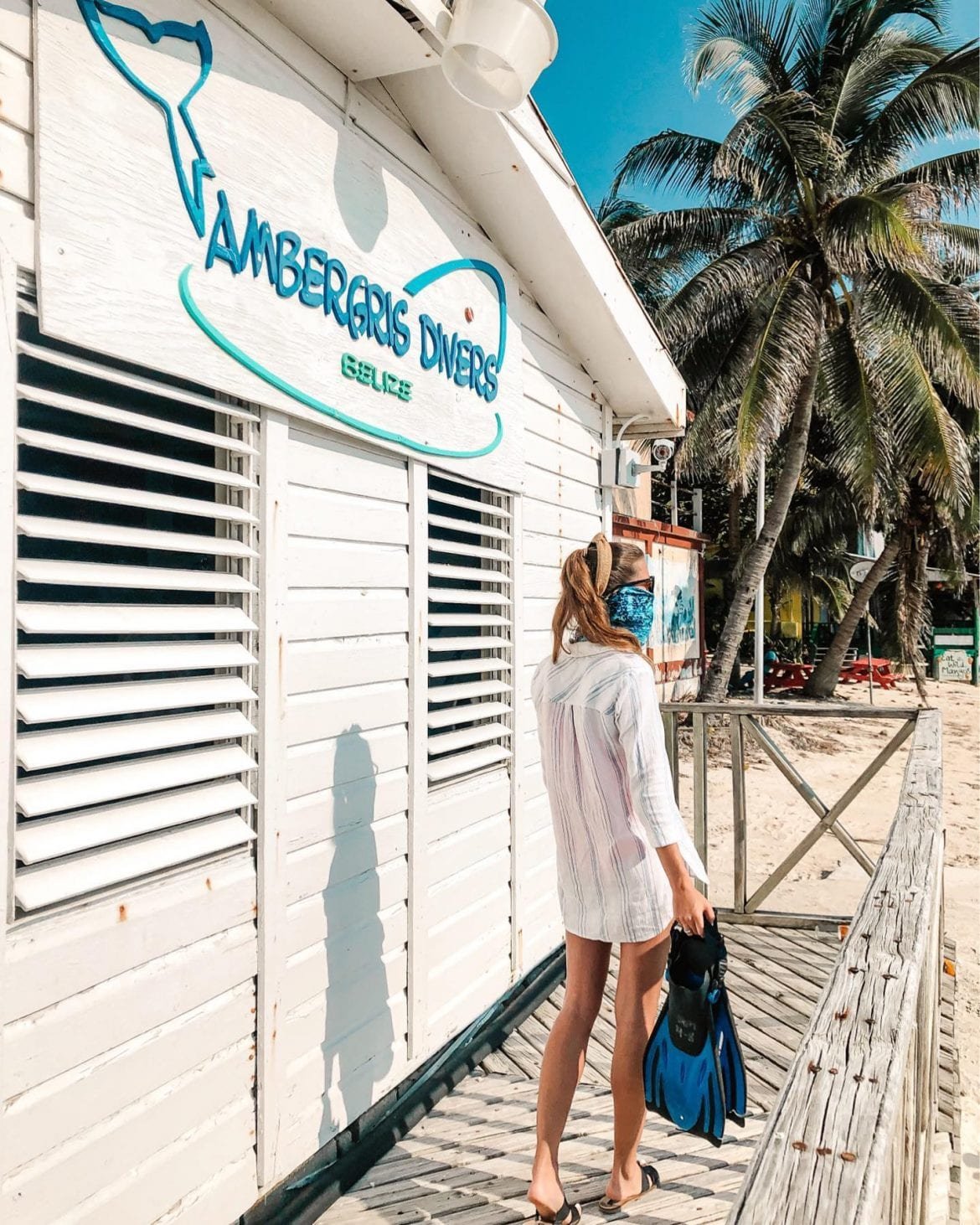 ambergris divers snorkel dive roeming belize san pedro