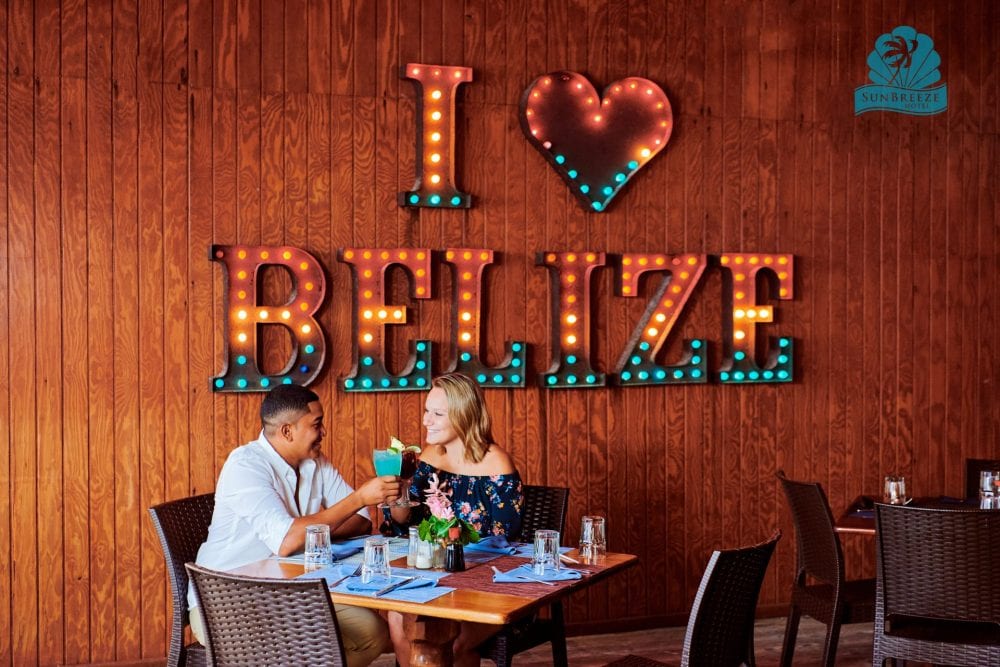 belize blue water grill sunbreeze