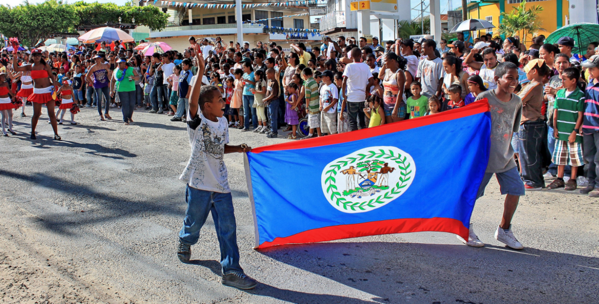 belize flag September celebrations