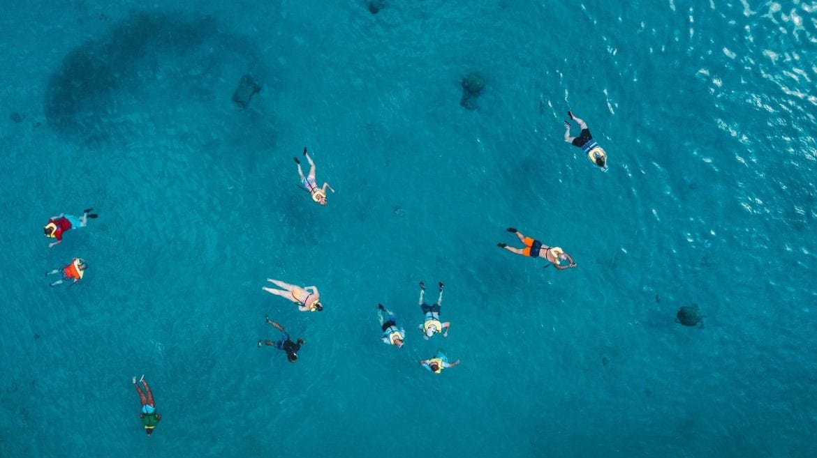 Caribbean snorkeling covid-19