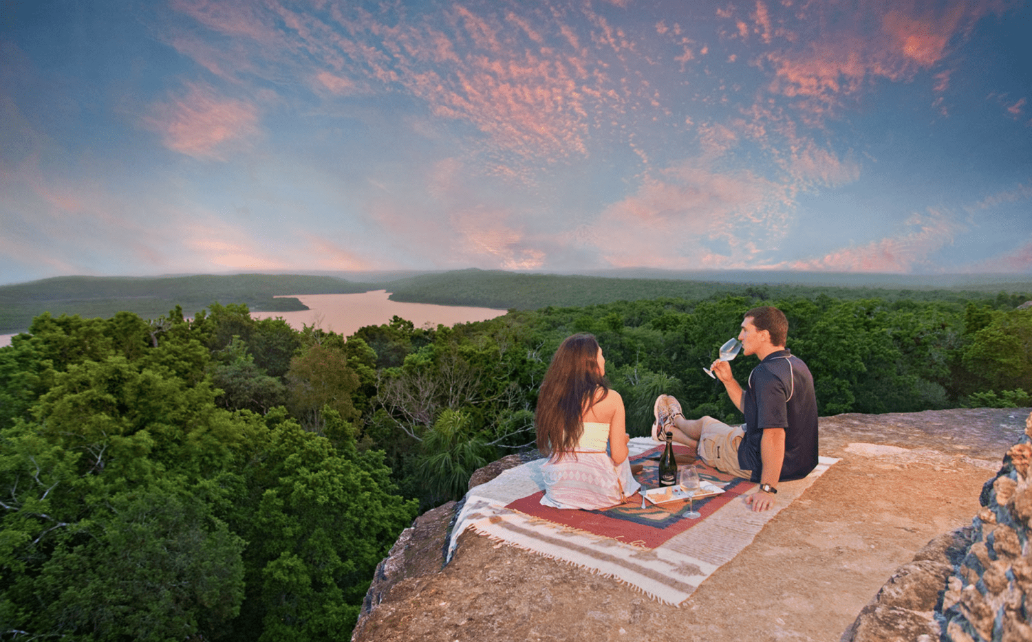 romantic picnic xunantunich kaana resort date idea