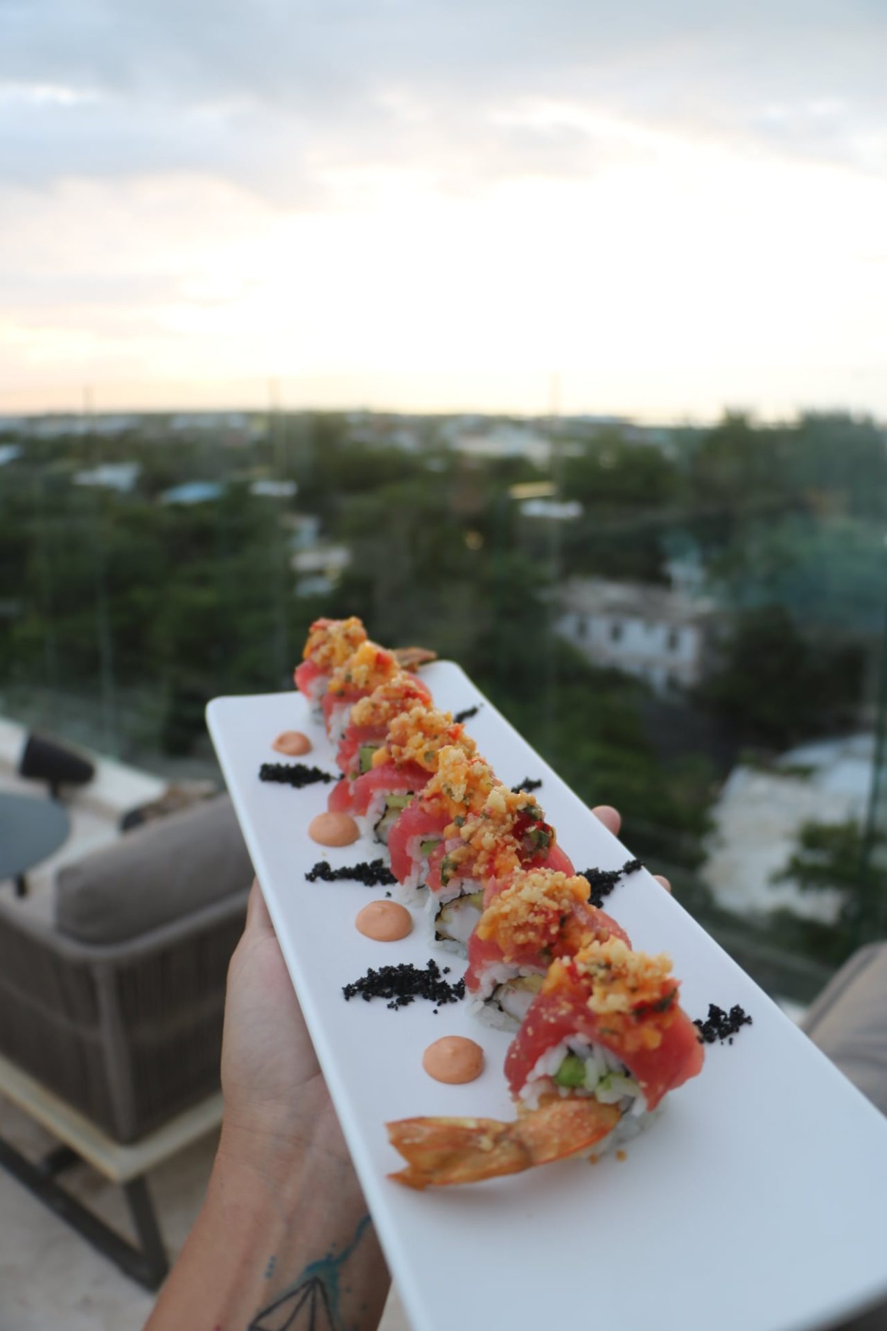 Alaia-belize-vista-rooftop-pool-bar-sushi-view