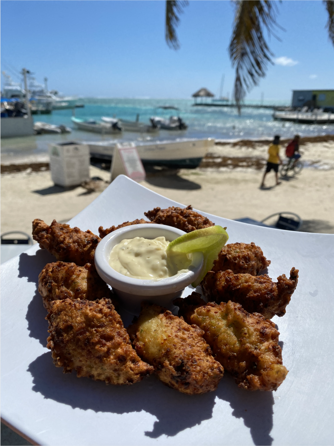 lilys-treasure-chest-belize-san-pedro-restaurant-conch-fritters