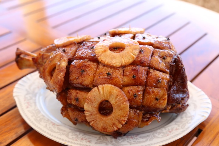 belize holiday dish christmas ham