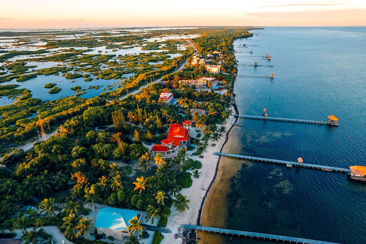 vista real estate beachfront property in belize