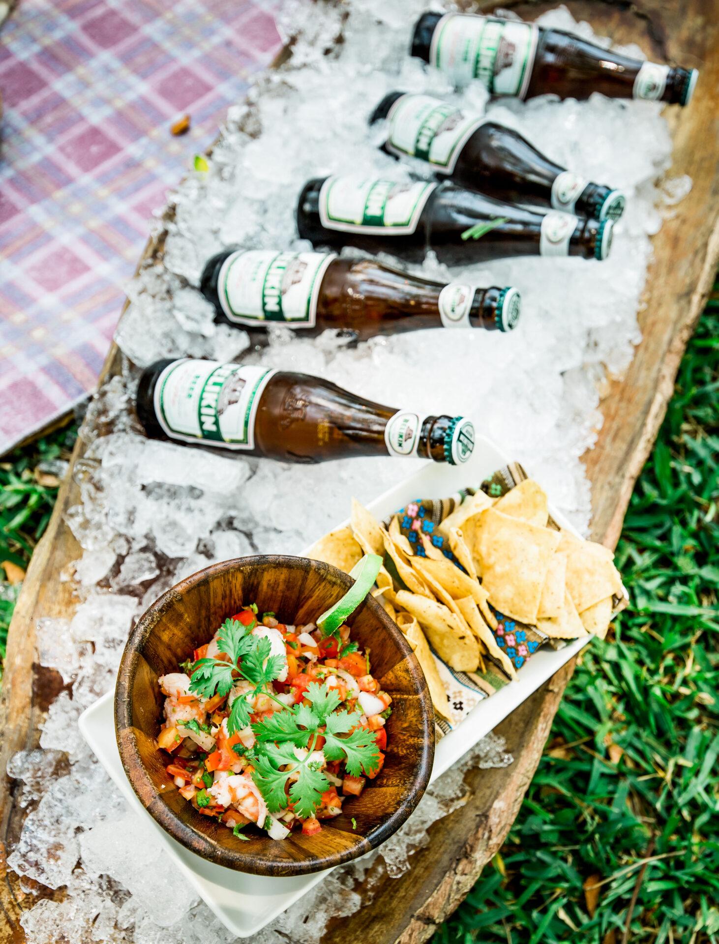 belikin-beer-ceviche-belize-kaana-resort-cayo