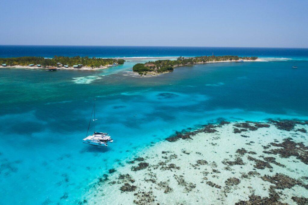 belize-sailing-vacations-luxury-aerial