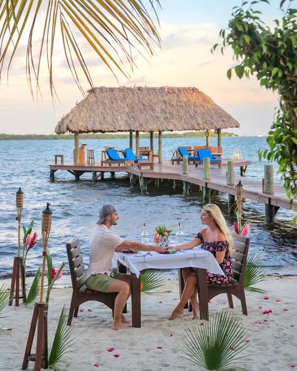 chabil-mar-resort-belize-couple-beach-dinner