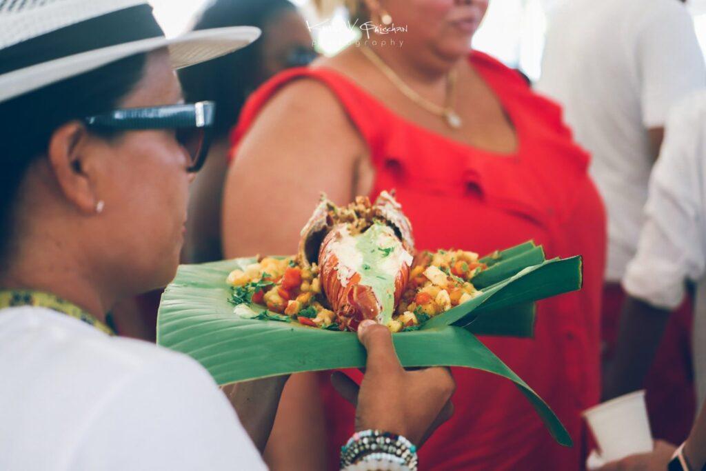 placencia-lobster-fest-2019-kevin-quischan-banana-leaf