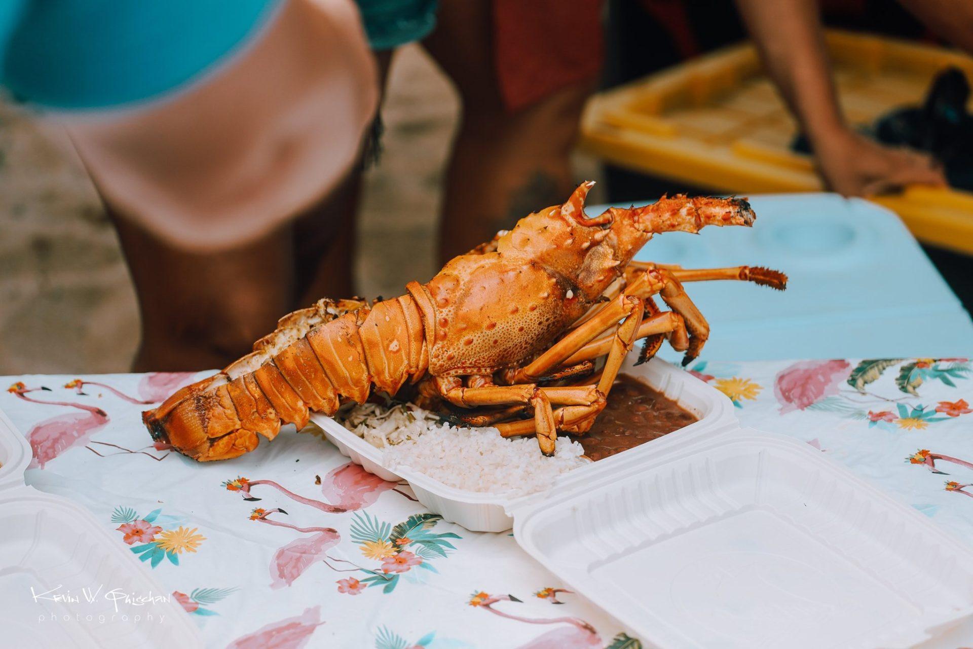 placencia-lobster-fest-2019-kevin-quischan-lobster-food