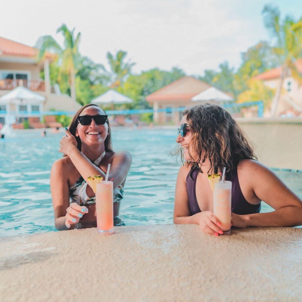pool-friends-girls-trip-belize-sirenian-bay