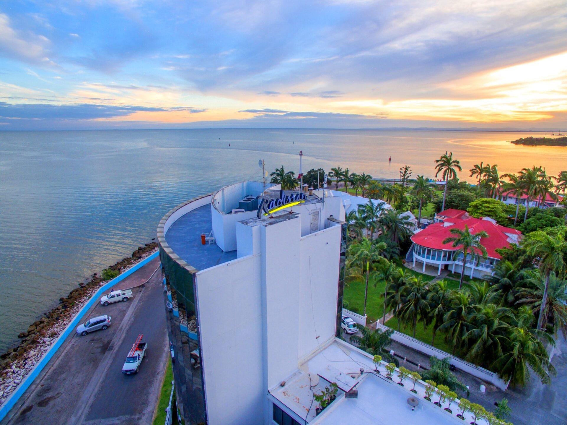 radisson-belize-aerial-city