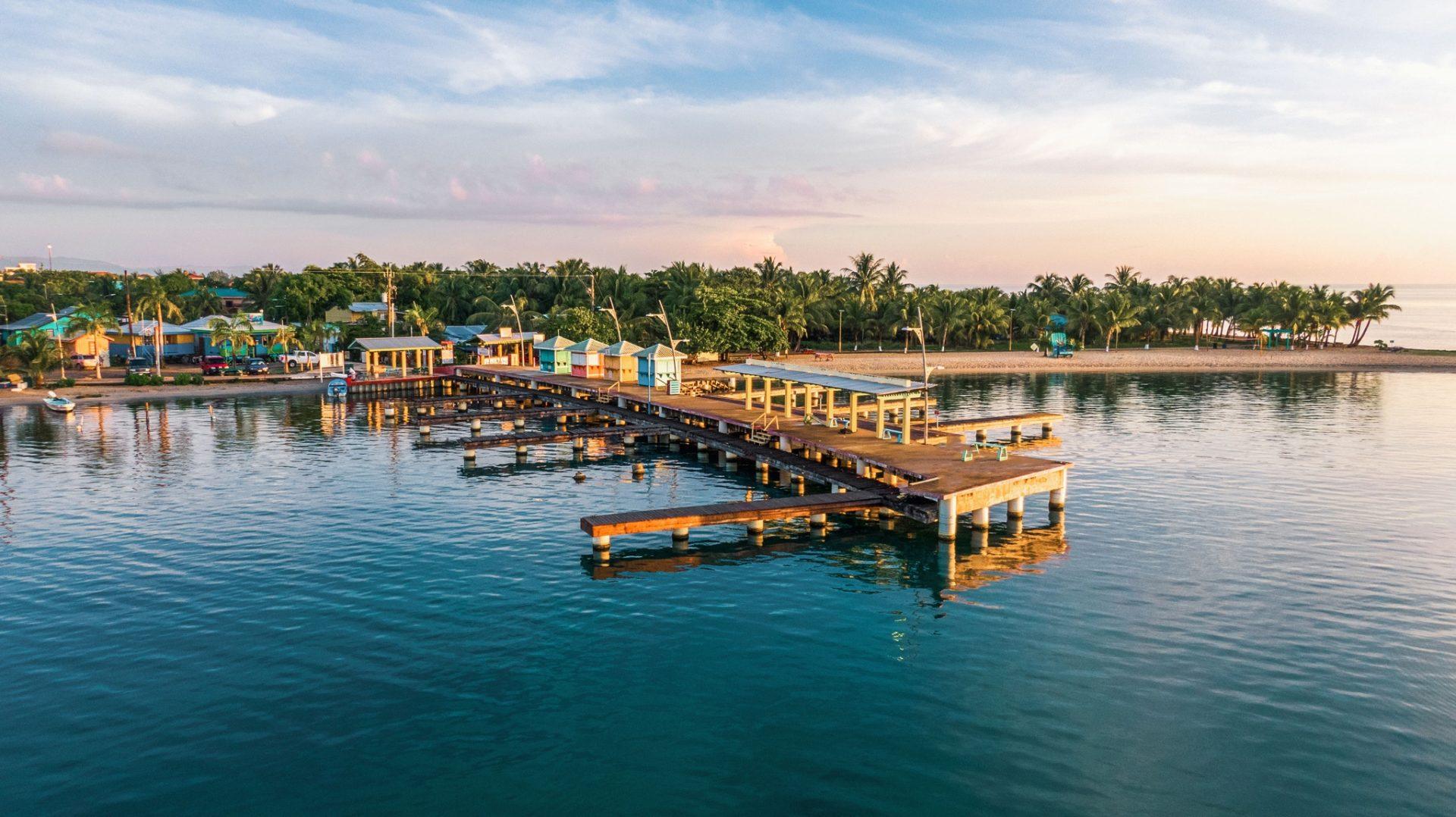 turtle-inn-placencia-dock-aerial-belize