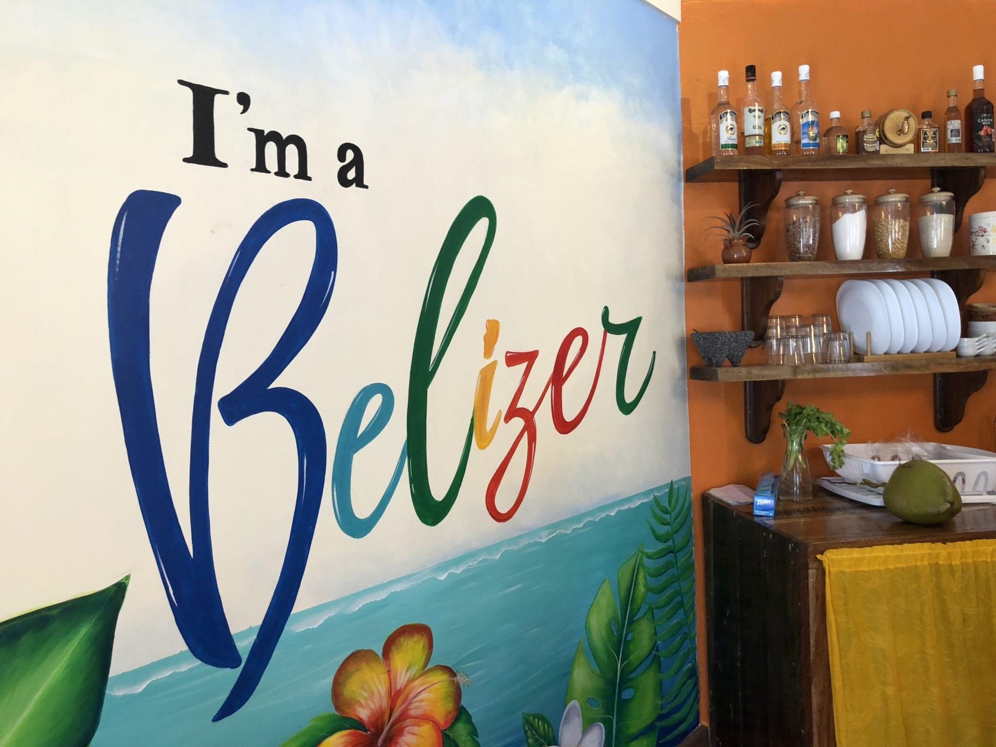 im a belizer belize food tours selfie wall